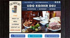 Desktop Screenshot of lidokosherdeli.com